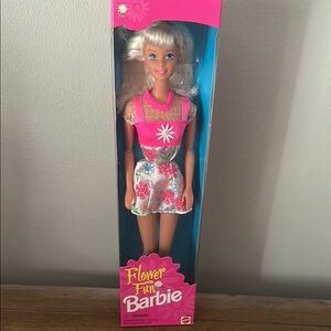 Vintage Flower Fun Barbie Doll, 1996